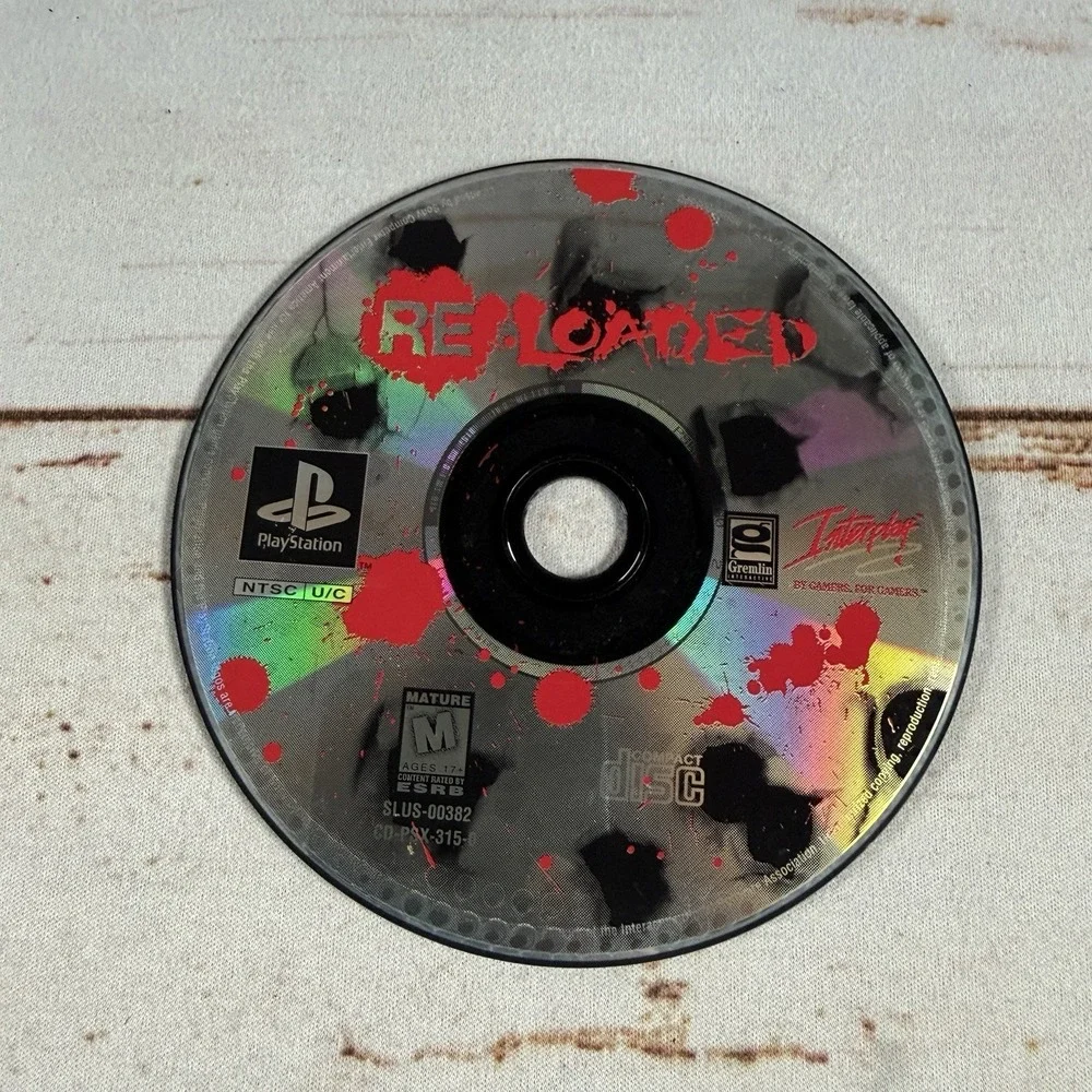 Re-Loaded The Hardcore Sequel PlayStation 1 Game Disc Only